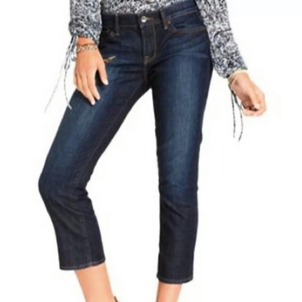 Lucky Brand Women 12 Lola Ankle Crop Jeans Denim